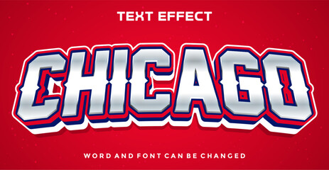 Chicago editable text effect