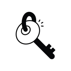 Key vector icon