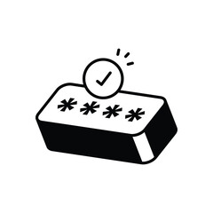 Password vector icon