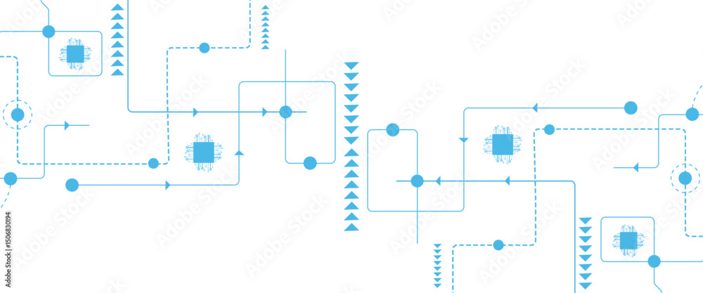 Wall mural vectors abstract connecting lines and dots., social networking, network connection and global commun