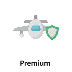Premium insurance :Vector Icon which can easily modify or edit