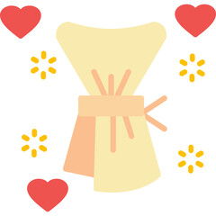 Bouquet Icon Vector Element