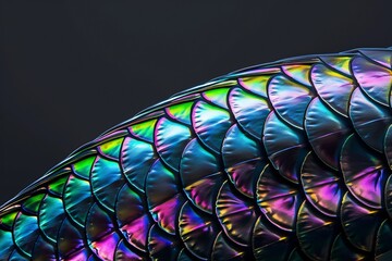 Shimmering fish scales