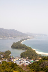 Fototapeta premium View of the Amanohashidate in Miyazu, Kyoto, Japan