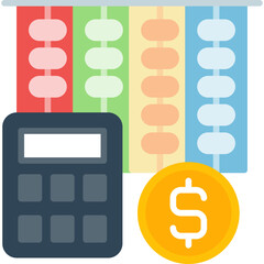 Maths Icon Vector Element