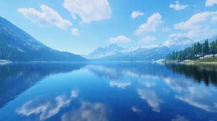 Mountain Lake Scenery