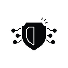 Cyber security vector icon