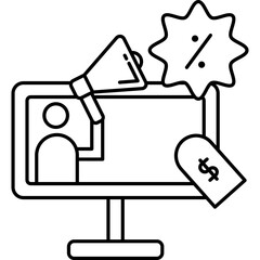 Marketing Line Icon
