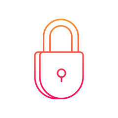 Lock vector icon