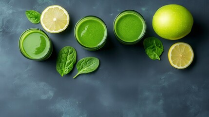 Refreshing Green Smoothies with Spinach and Apple for a Nourishing Morning Kickstart