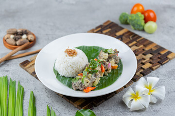 ribs with rice