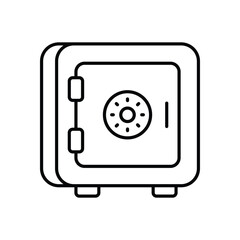 Safe Vault vector icon