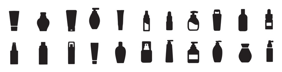 skincare icon set contains such icons as cosmetic makeup beauty product skin care moisturizer