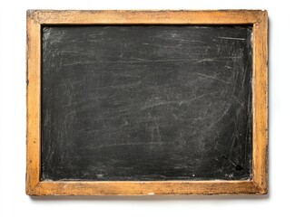 Vintage Chalkboard Isolated on White
