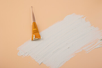 white texture of cosmetic cream background