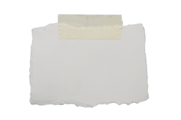 various pieces of masking tape isolated with clipping path on a white background