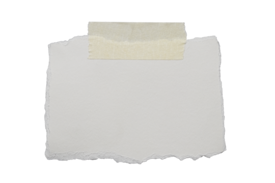 various pieces of masking tape isolated with clipping path on a white background