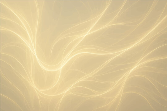 Abstract white golden light threads background.