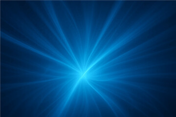 Fototapeta premium Abstract blue light rays background.
