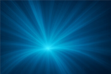 Obraz premium Abstract blue light rays background.