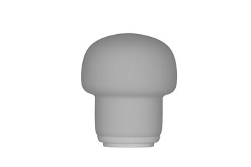 white table lamp isolated on white background