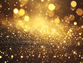 Obraz premium Golden Glitter Background (1)