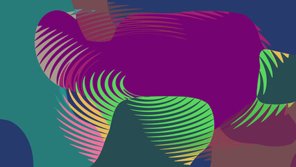 Vibrant Abstract Wave Gradient Background