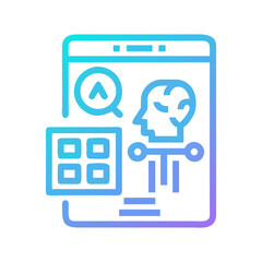 AI interface on mobile device showcasing data analysis capabilities