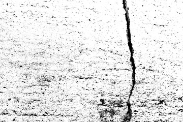 Obraz premium Black grunge texture with cracks and dirt on transparent background, for overlays and vintage effects