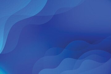 Gradient wave blue background