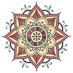 Round MandaLA Art