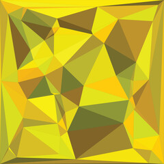 Abstract Geometric Background with Yellow Polygonal Shapes and Gradients