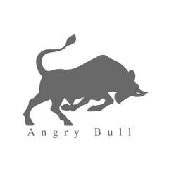Angry Bull Silhouette.eps