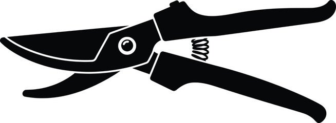 Gardening Vector Sharp Pruner Illustration
