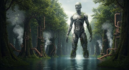 Fototapeta premium metal monster