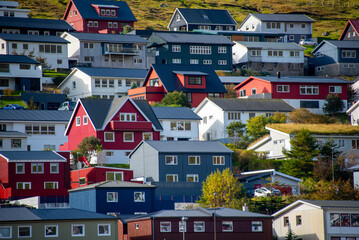 Town of Klaksvik - Faroe Islands
