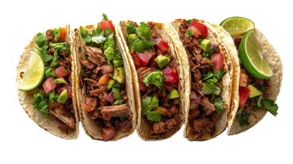 mexican food barbacoa tacos png mexican tacos png beef tacos png traditional food png fiesta tacos png top view tacos png transparent background image