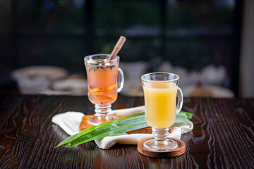 Ginger and herbal drinks
