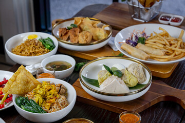 Traditional Indonesian Snack Selection – Popular Street Food and Local Delicacies
