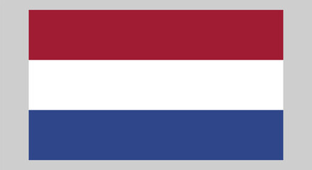 Vector flag of Netherland. Accurate dimensions and official colors. This file is suitable for digital editing and printing of any size.