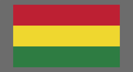 An illustration of the national flag of Bolivia
