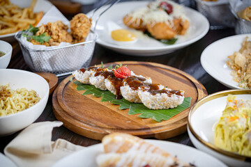 Kue rangi as traditional food from Indonesia