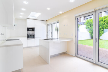 modern kitchen interior