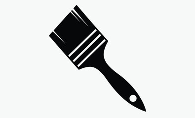 Paintbrush Silhouette Vector