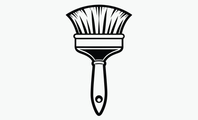 Paintbrush Silhouette Vector