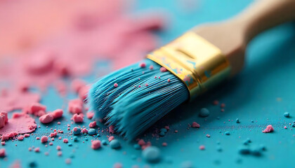 Fototapeta premium paint brushes and paint, 32K Revolution