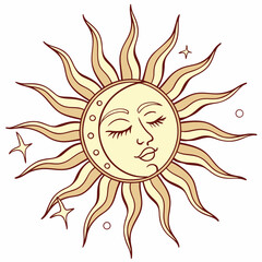 The sun new qualityful design & vector art 