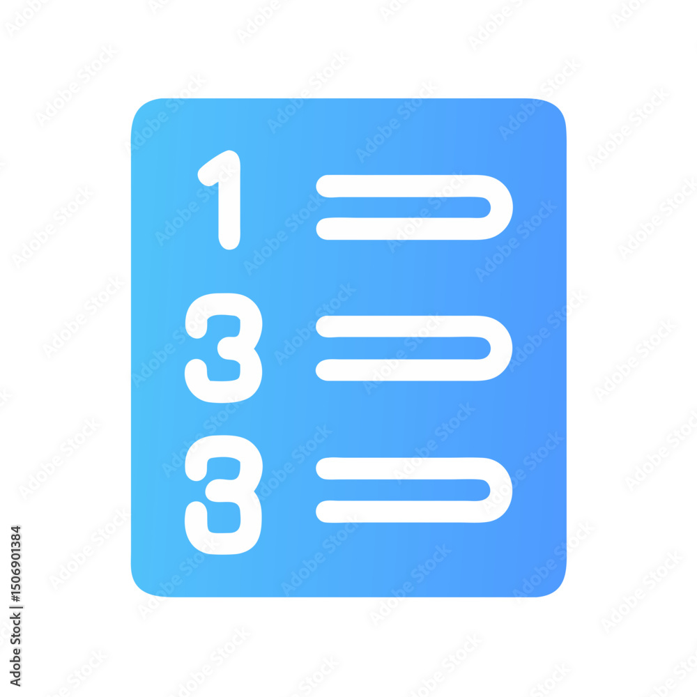 Poster checklist with numbers one and two and task outlines