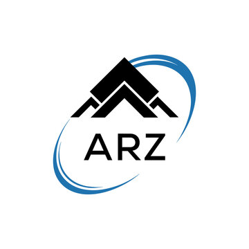Initial ARZ Letter Linked Logo for business and company identity. Modern ARZ Letter Logo Vector Template with modern trendy golden logo.
