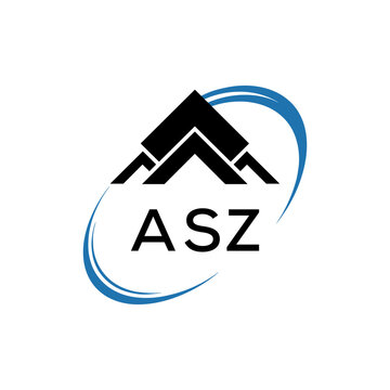 Initial ASZ Letter Linked Logo for business and company identity. Modern ASZ Letter Logo Vector Template with modern trendy golden logo.
